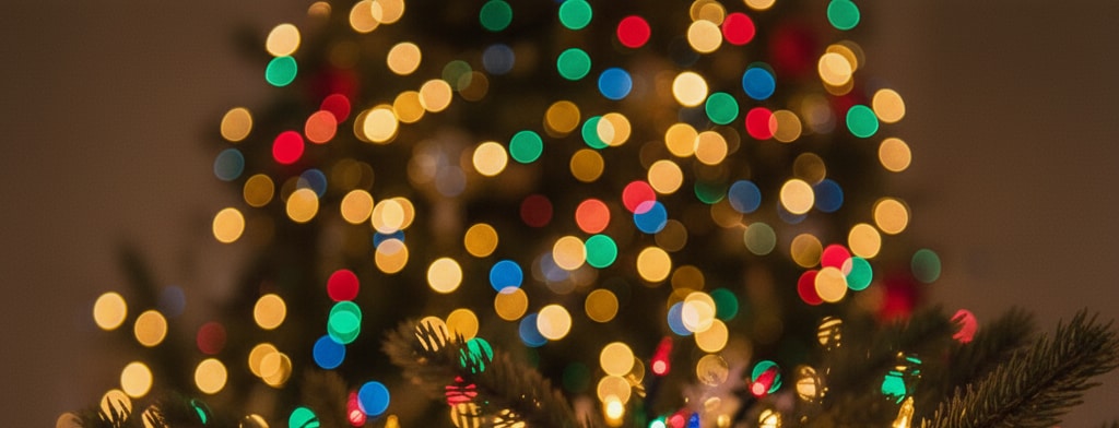bokeh christmas lights Madison
